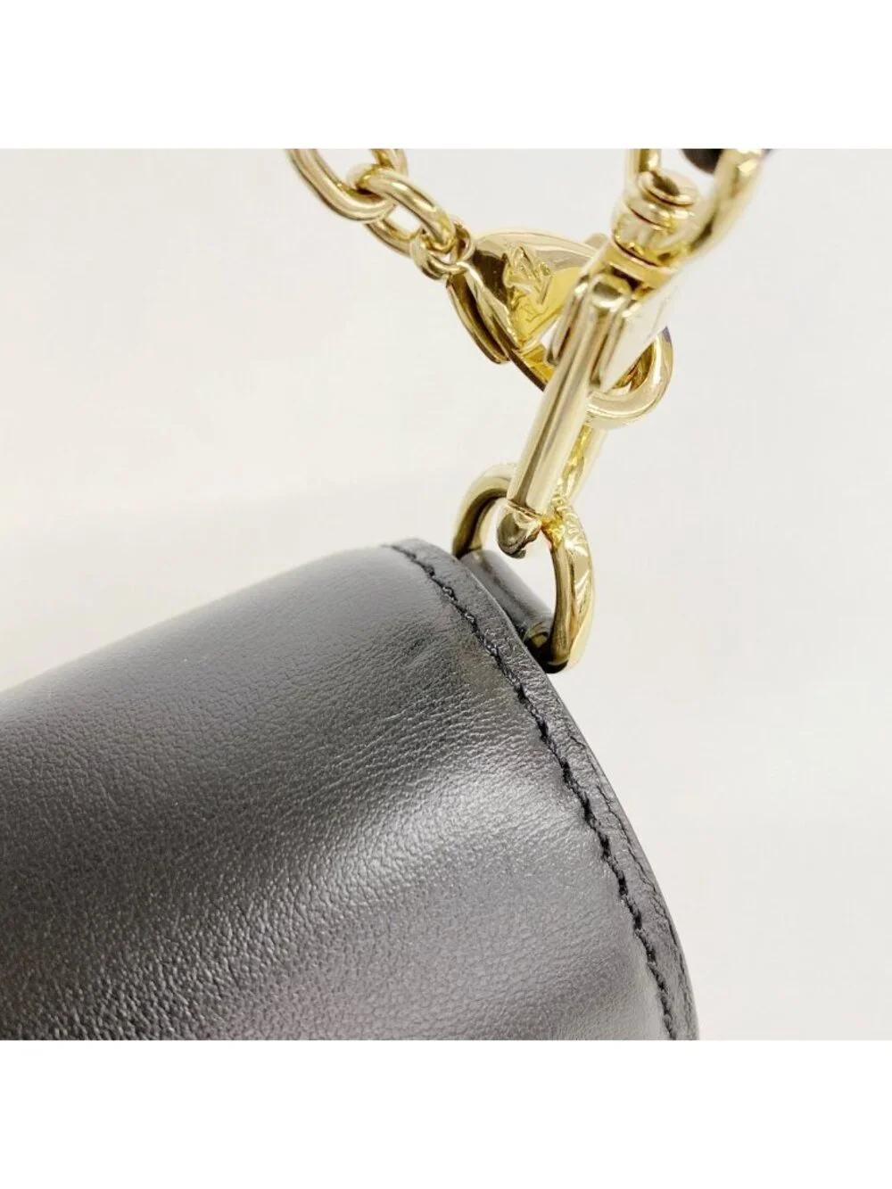 Louis Vuitton Shoulder Bag Monogram Padlock on Strap Noir